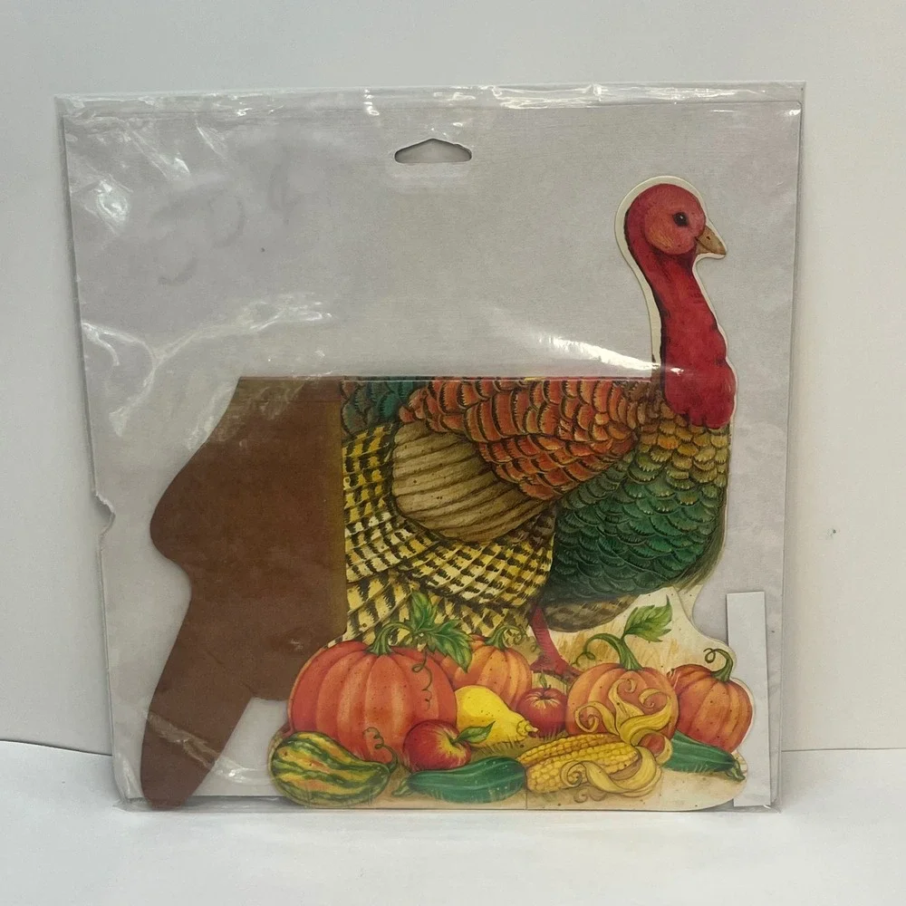 Thanksgiving Turkey Honeycomb‎ Centerpiece Fall Decor table setting holiday